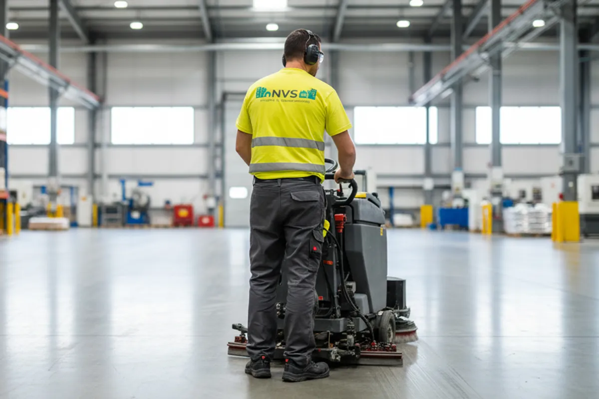Nettoyage industriel — ateliers, entrepôts et sites de production