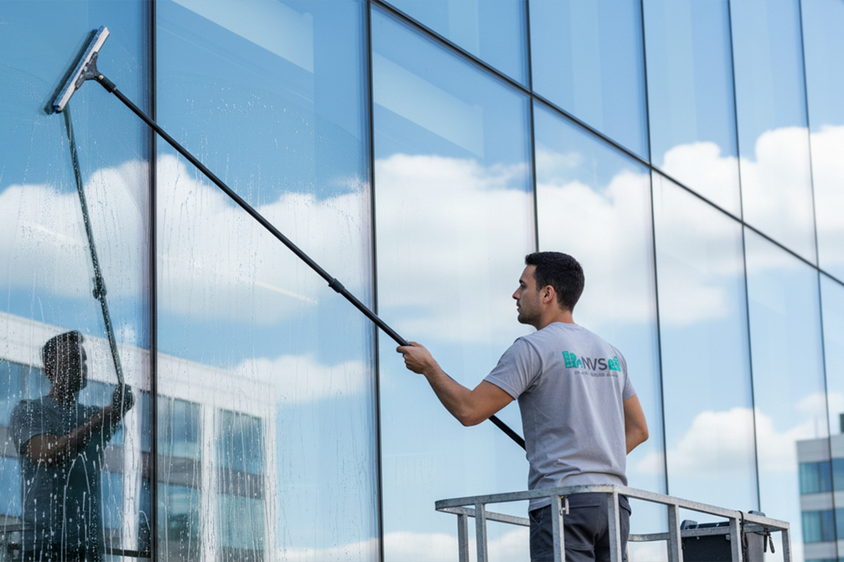 Vitrerie nettoyage vitres Bourges Cher - NVS nettoyage vitres professionnel Val Sologne